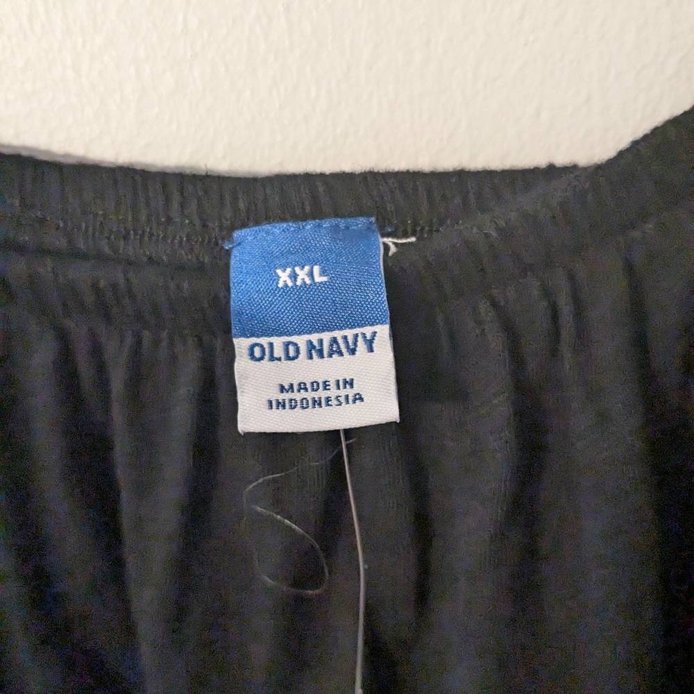 Old Navy Elegant Black Square Neck Puff Sleeve Top - Black - New With Tags XXL - Picture 6 of 11